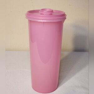 Vintage Pink Tupperware Slimline Container